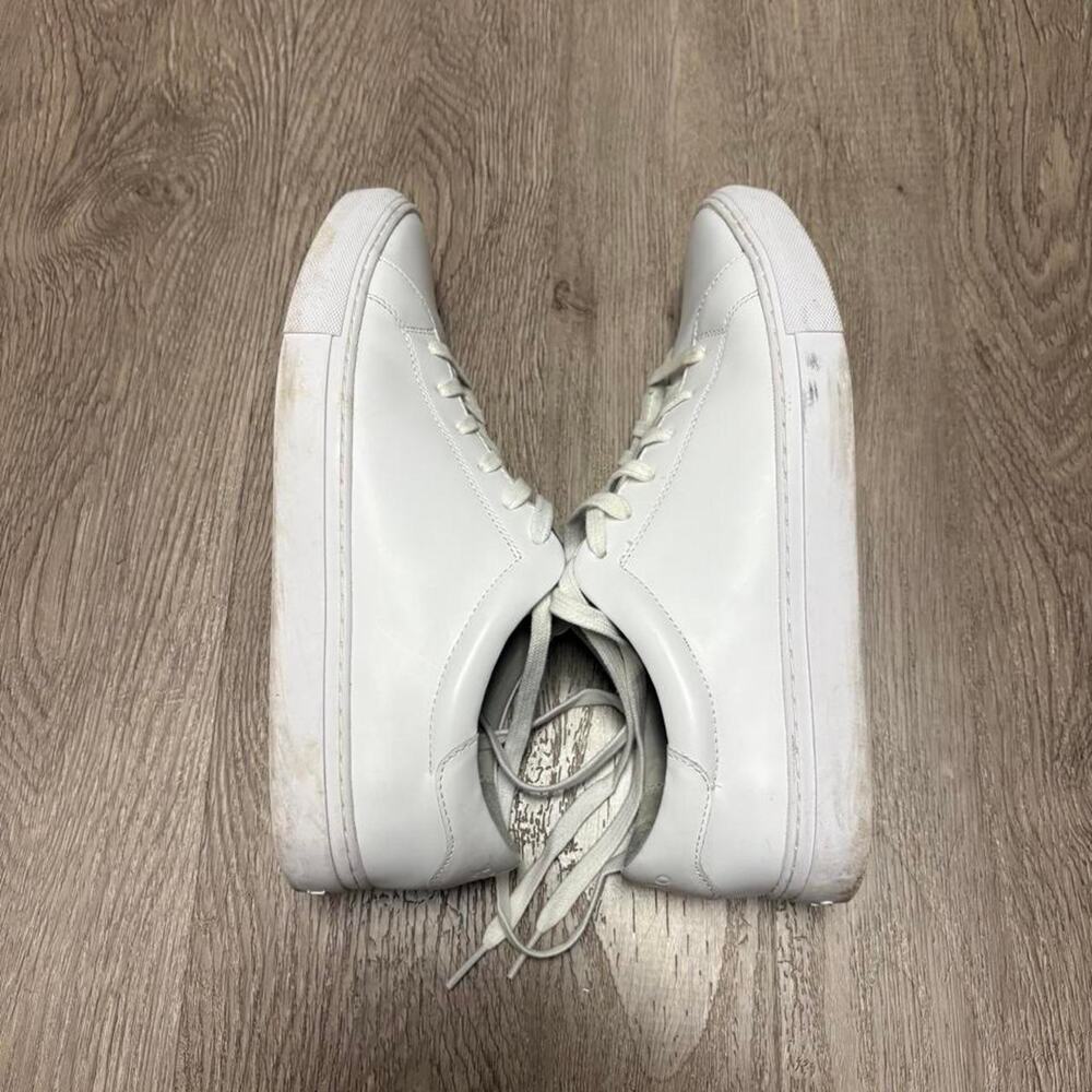 Polo Ralph Lauren Jermain 2 white leather casual shoes sneakers Mens Size 7